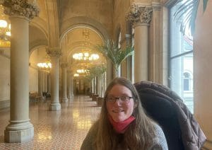 Picture of advocate Sage Jobsis in Albany.