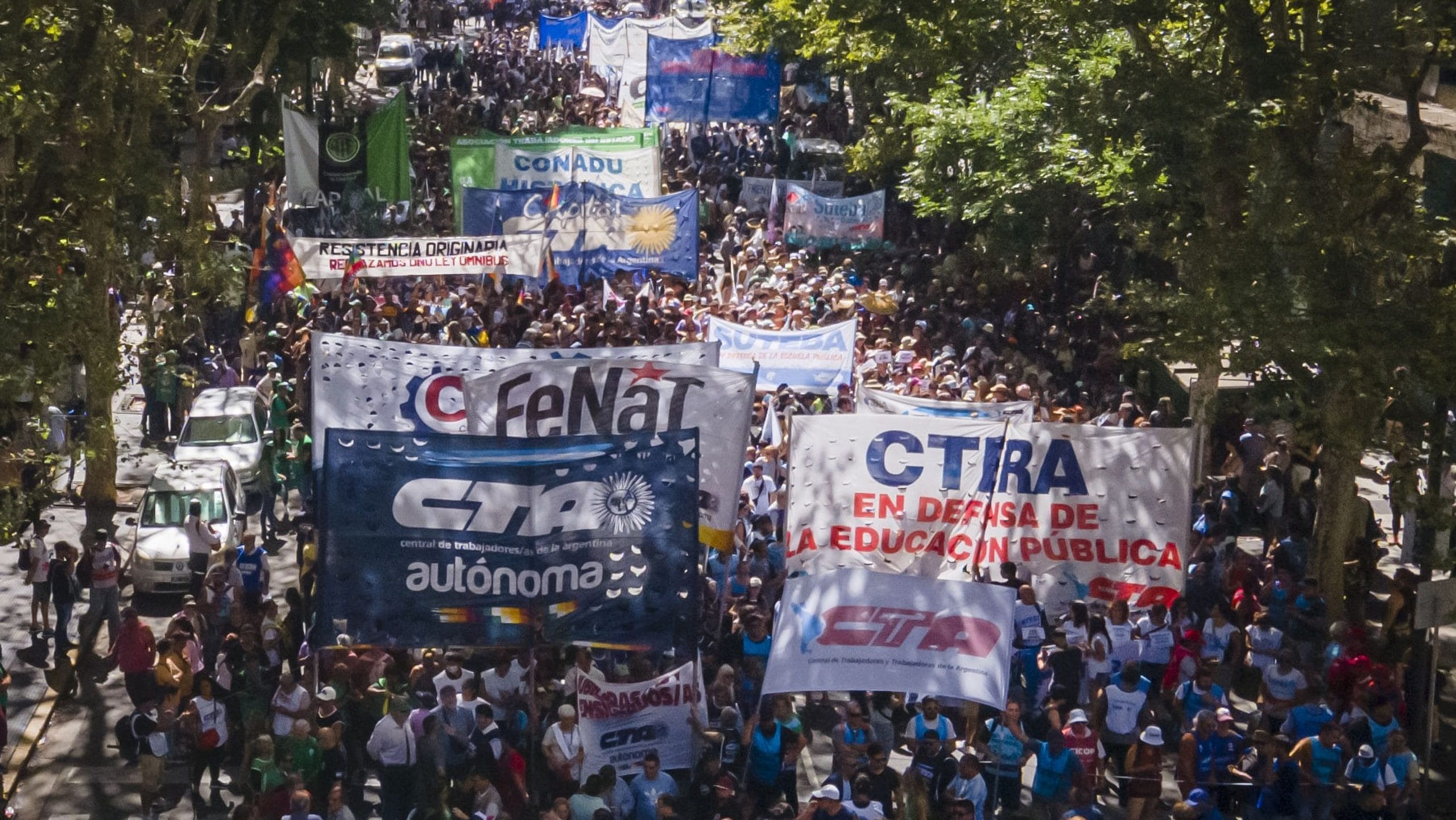 General strike in Buenos Aires, Argentina. Image Credit: Marcelo Endelli/Getty Images.