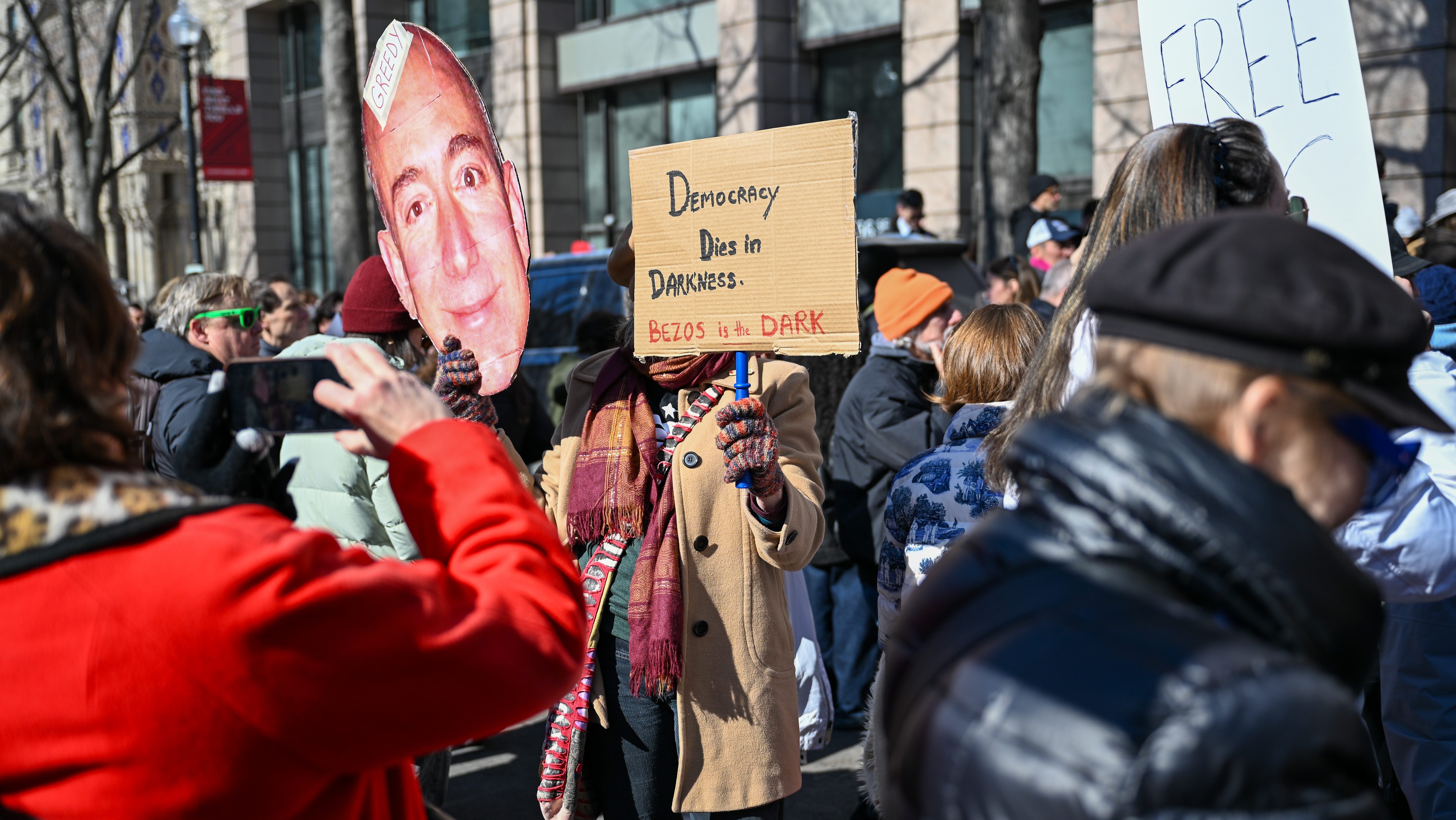 Washington Post Protest
