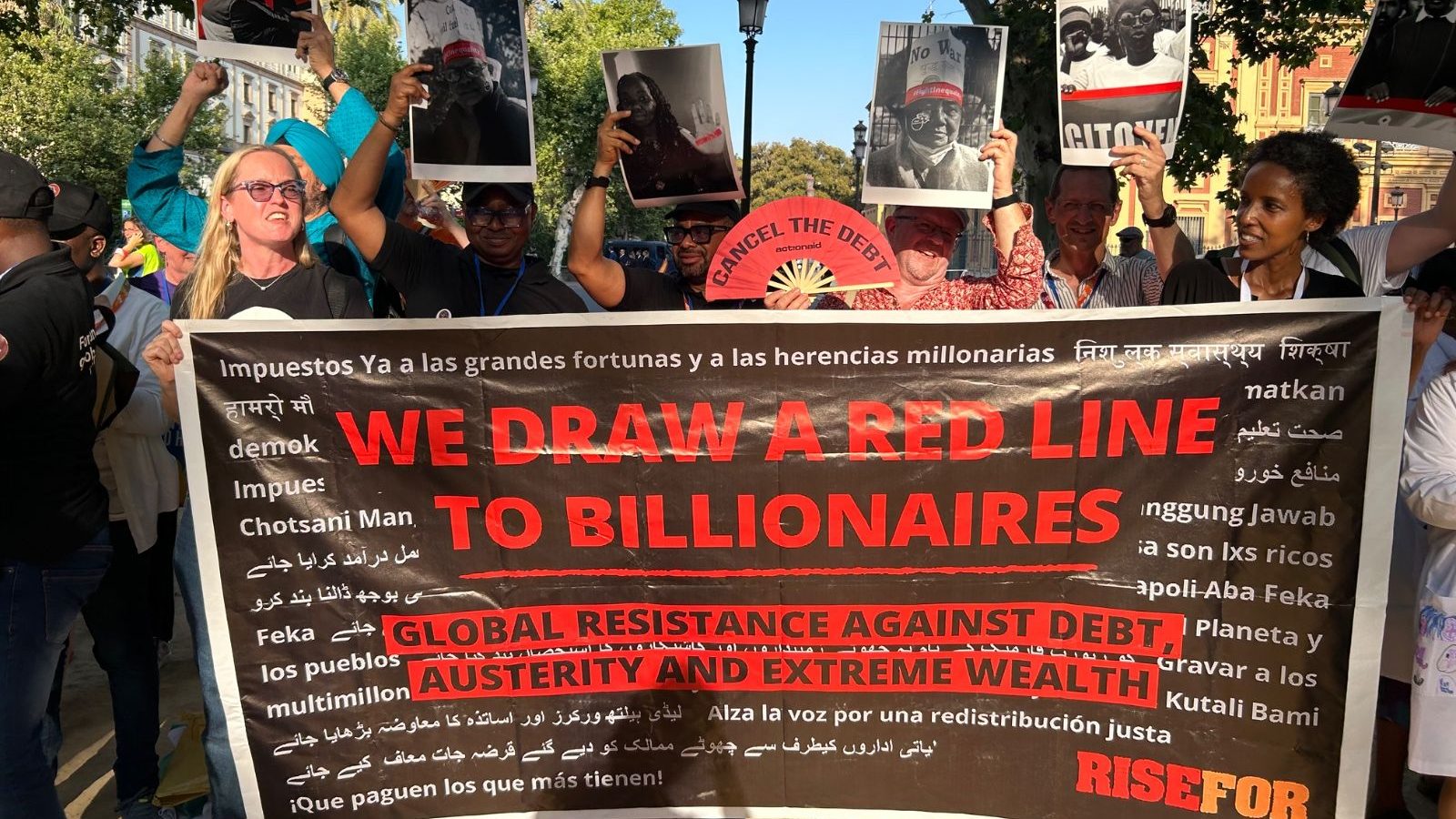 Jenny Ricks and fellow protestors