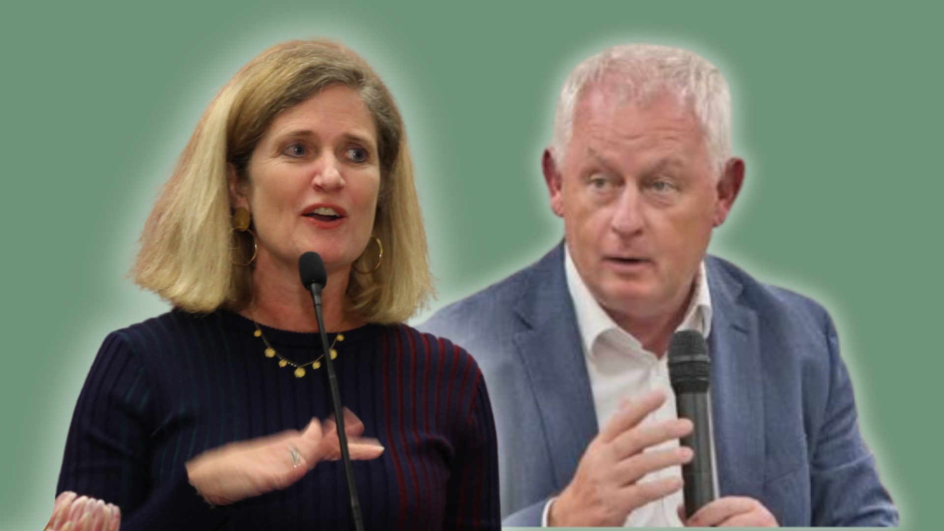 Cathy Feingold and Luc Triangle